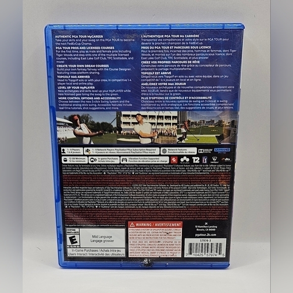 PGA Tour 2K23 PS5 Golf Game Tested Complete With Case - Picture 3 of 9